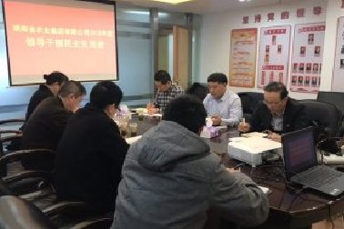 湖南省农业集团有限公司召开2018年度领导干部民主生活会